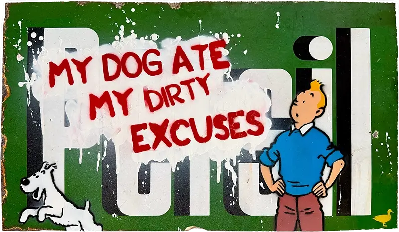 Van Ray Dirty Excuses art gallery wiesbaden
